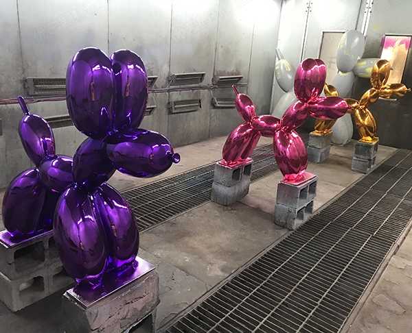 星空体育娱乐莱切赞助商厂家优艺雕塑分享气球狗如何制作完成